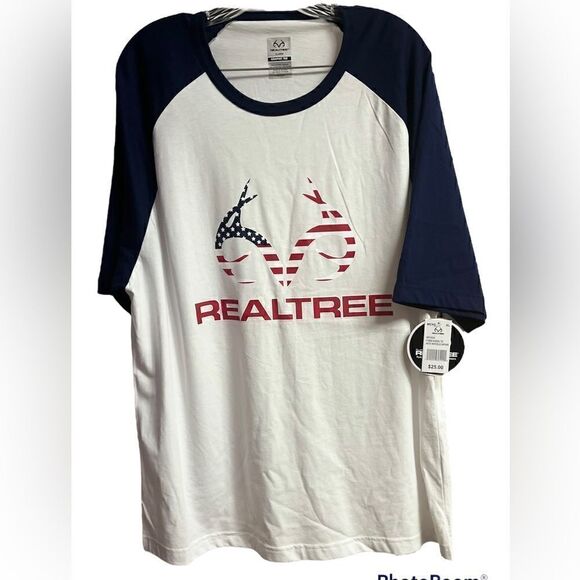 REALTREE Stars and Stripes t-shirt - Picture 1 of 7